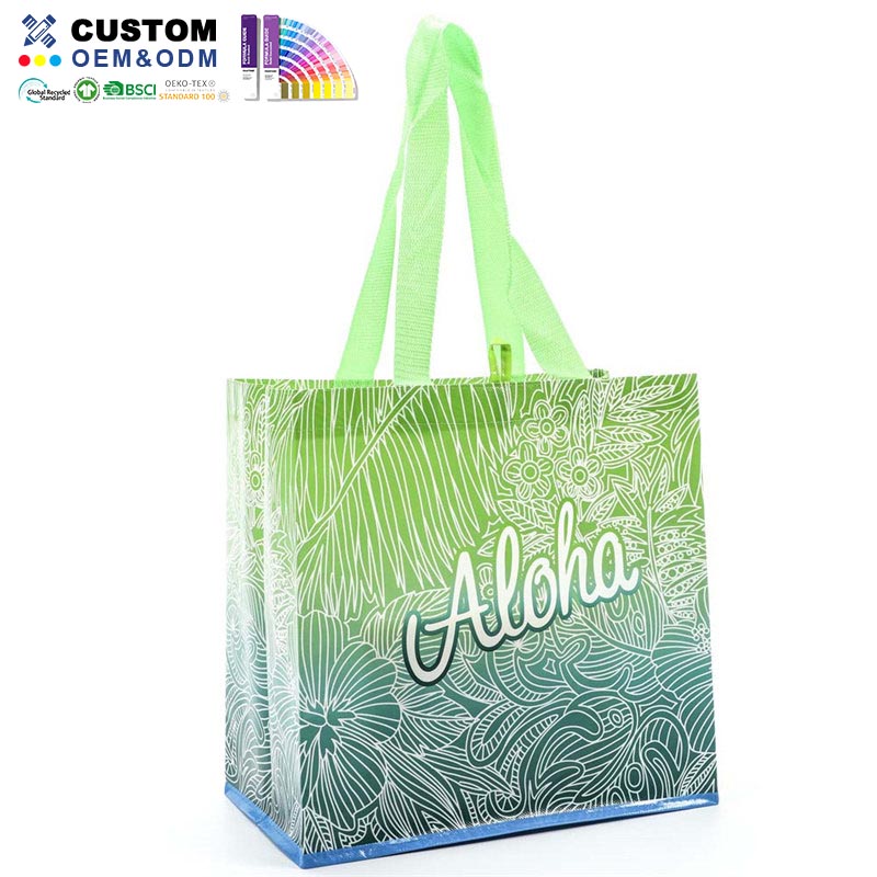 Aloha gelamineerde PP non-woven shopper